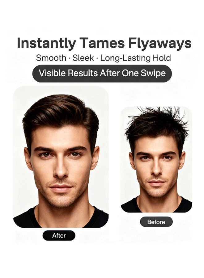Beautiful Hair Styling Stick-Hair Wax Stick, Hair Mascara for Flyaway Tamer, Fly Away Hair Tamer Stick for Enhance Gloss of Hair, Anti Frizz Broken Hair Baby Hair Flash Moment Flyaway Stick, Non-Greasy Specifically for Men#Cologne - Image 2